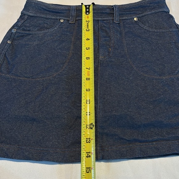 Athleta Dark Blue Mini Skirt with Short Size XL - Picture 4 of 5